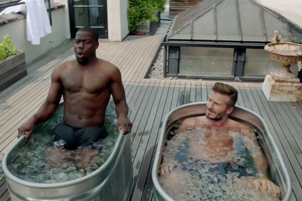 Kevin Hart and David Beckham in Advert