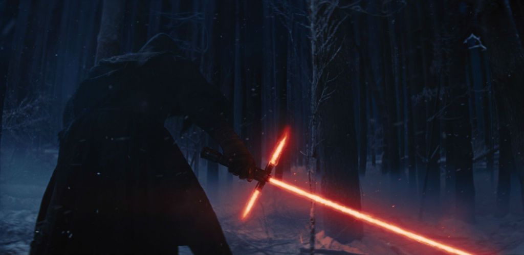 Kylo Ren in Star Wars: The Force Awakens