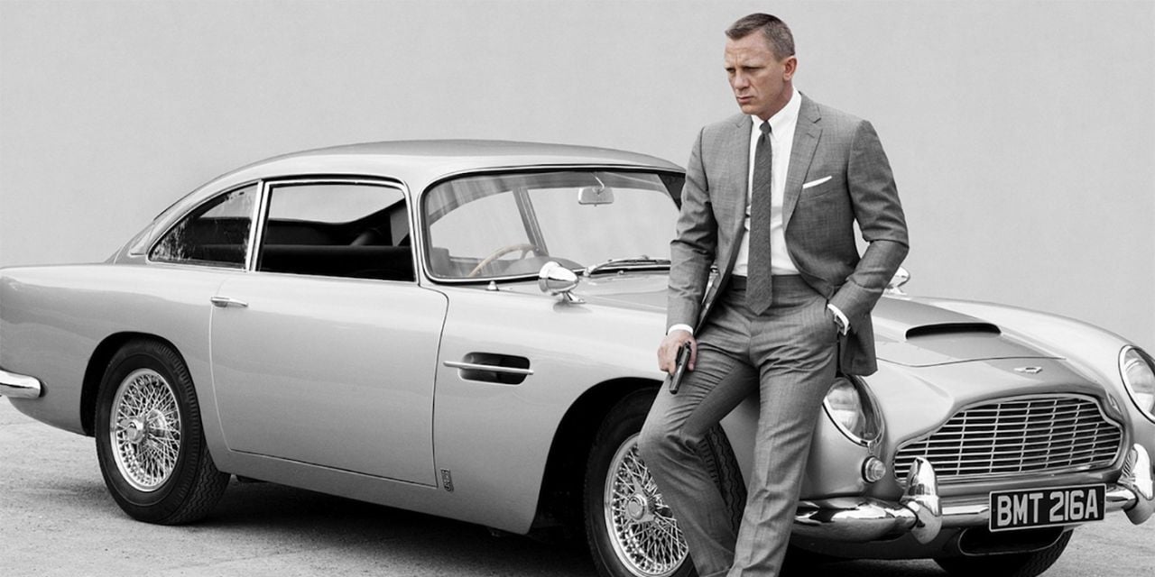 Bond Sitting on a Car