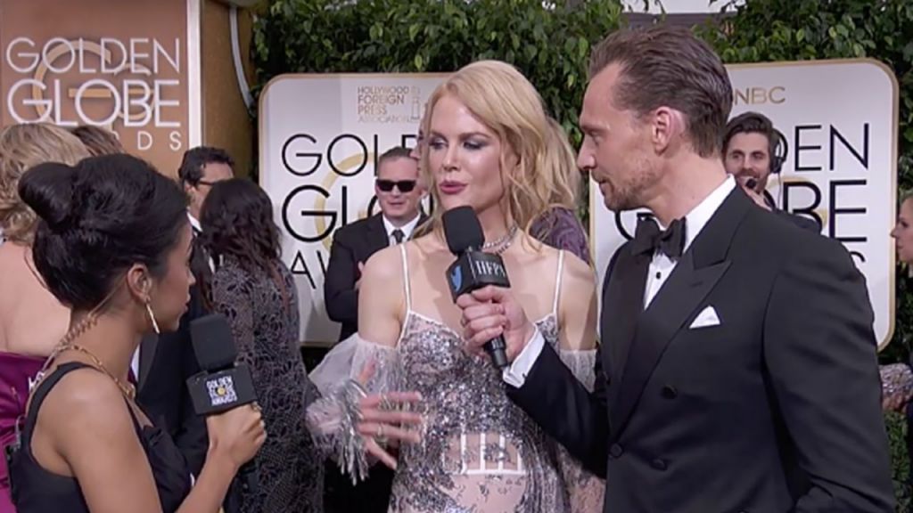Tom Hiddleston and Nicole Kidman