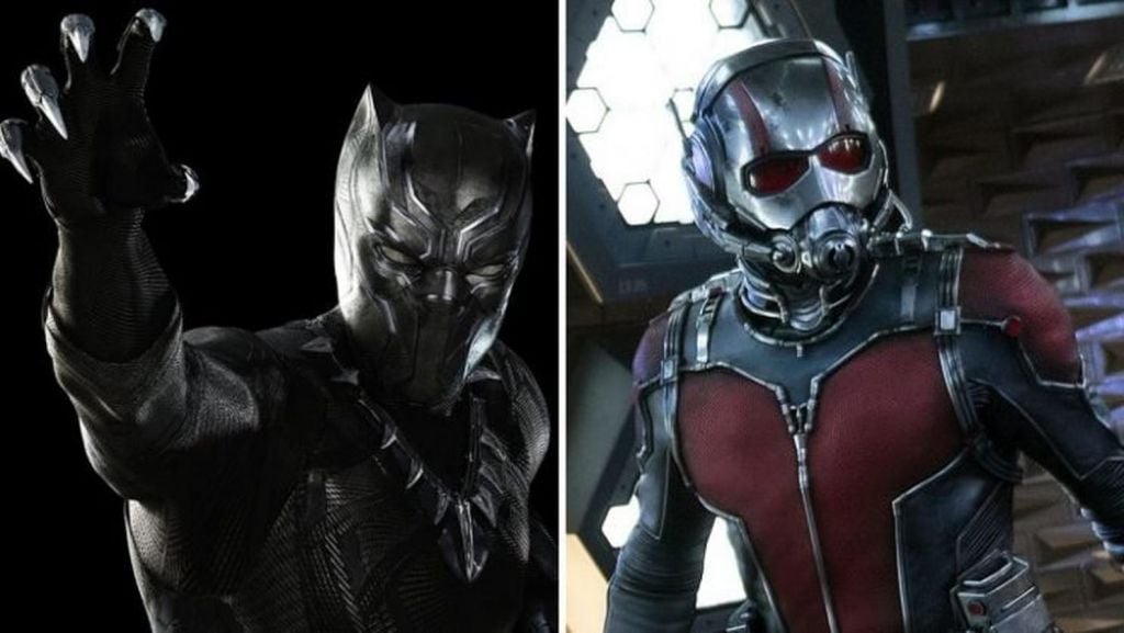 Ant-Man and Black Panther in Marvel