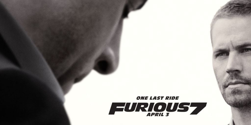 Furious 7 Poster with Paul Walker