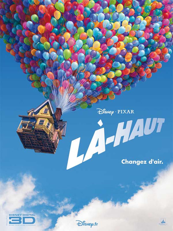 pixar up logo. pixar up movie poster.