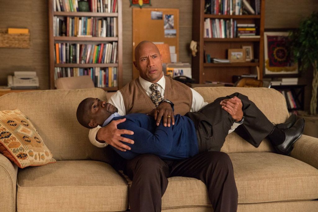 Dwayne Johnson and Kevin Hart in Central Intelligence