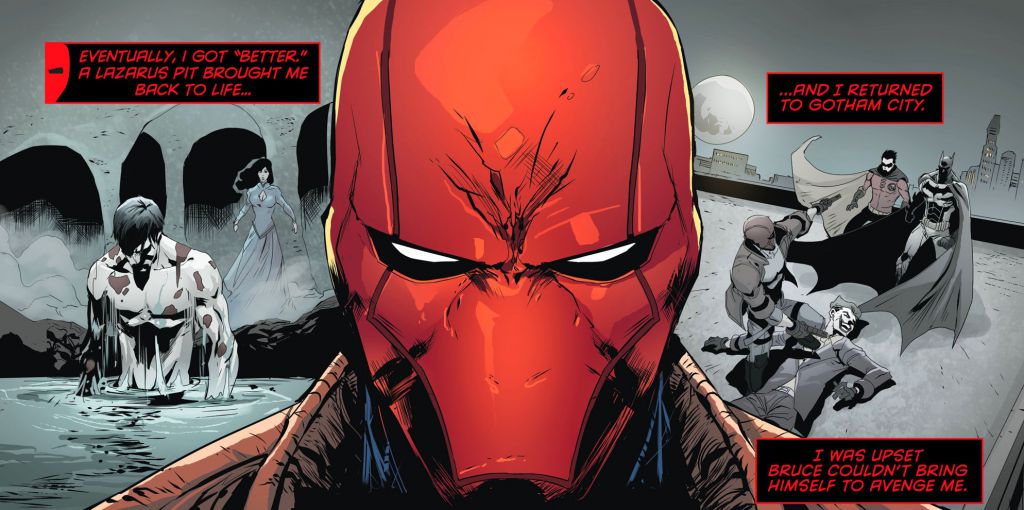Red Hood Comicbook Panel