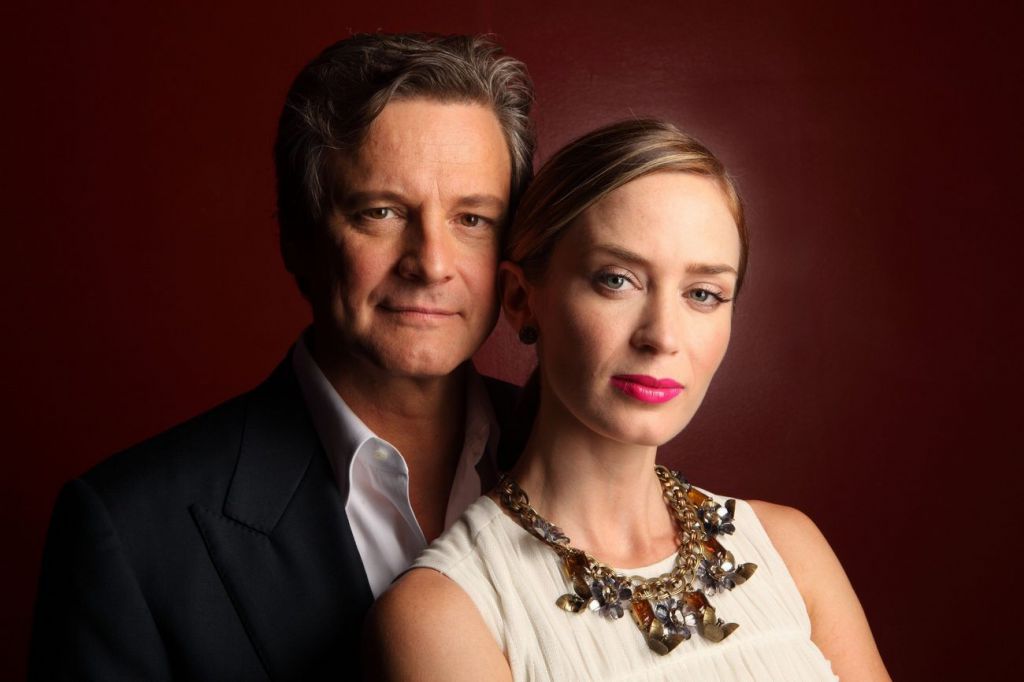 Colin Firth and Emily Blunt for Mary Poppins Returns