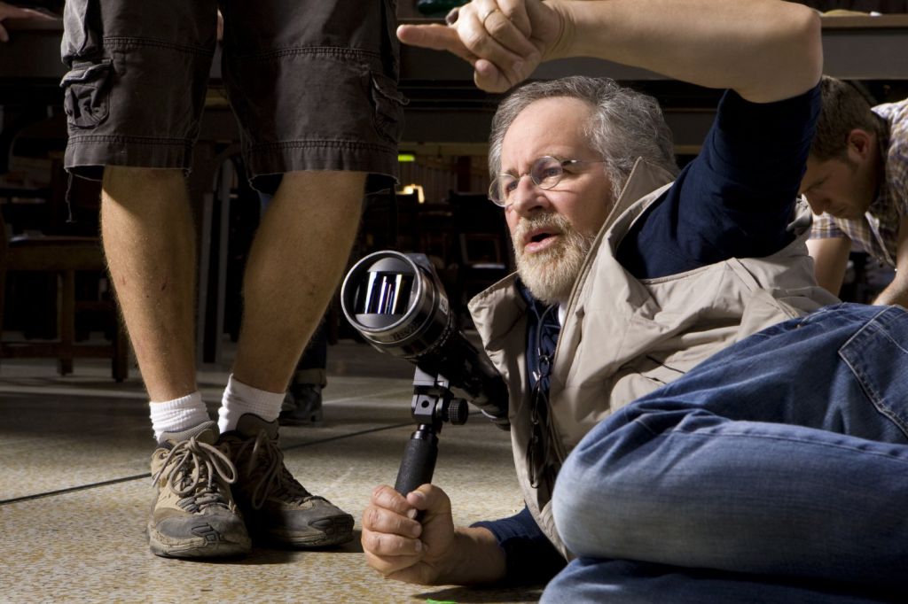 Steven Spielberg on Set