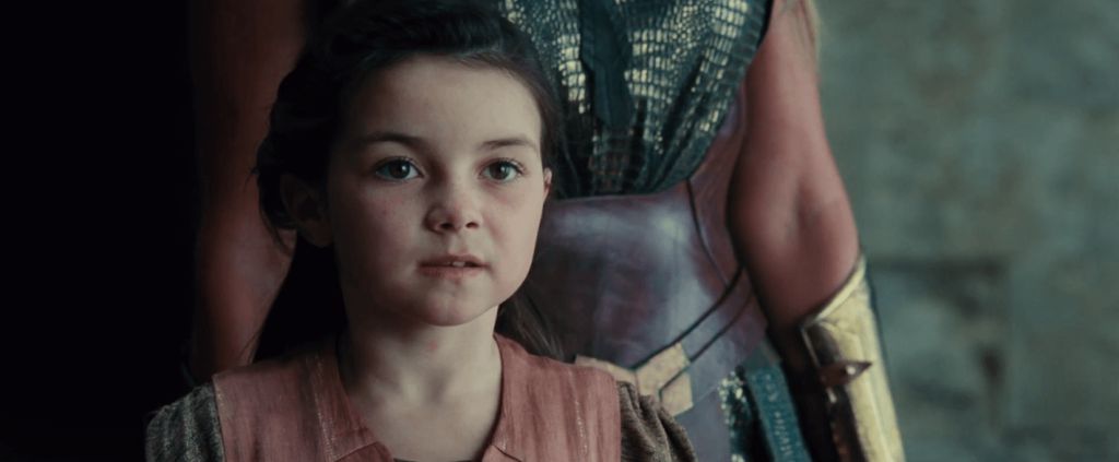 Young Diana in Wonder Woman