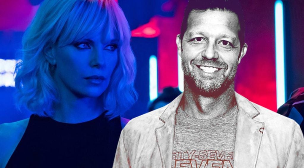David Leitch and CHarlize Theron in Atomic Blonde