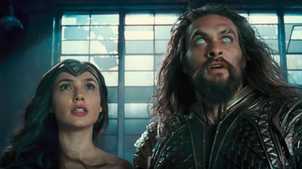 Aquaman and Wonder Woman in Justice League