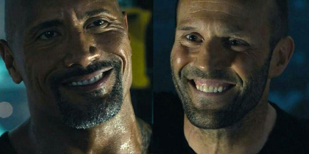 Luke Hobbs and Deckard Shaw in Fast and the Furious